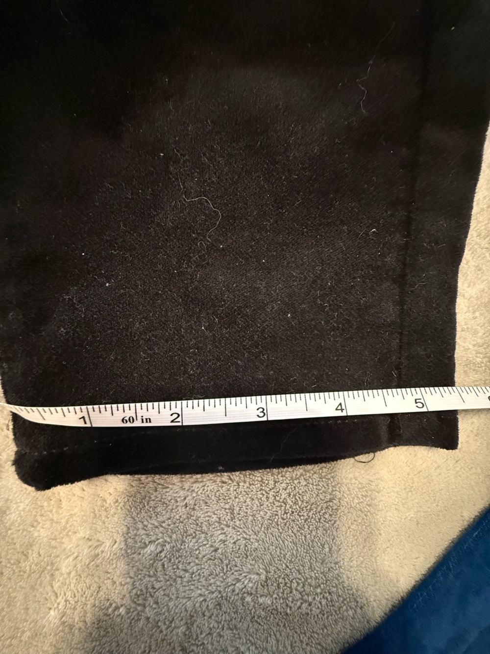 LOFT Black Velvet Sailor Button Skinny Pants Size 10 / 30 - Picture 5 of 9